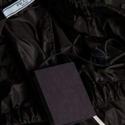 Prada Black Synthetic Jogger Pants M