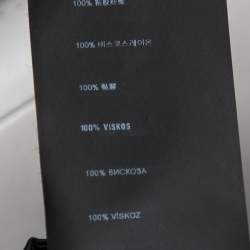 Pre Owned Prada Burgundy Open Knit Long Sleeve Top M