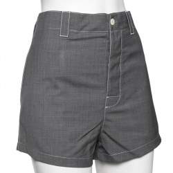 Prada Grey Wool Shorts M