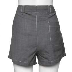 Prada Grey Wool Shorts M