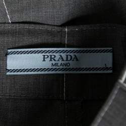 Prada Grey Wool Shorts M