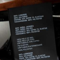 Pre Owned Prada Multicolor Striped Suede & Leather Mini Skirt M