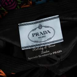  Prada X Holiday & Brown Multicolor Floral Print Silk Sleeveless Mini Dress M