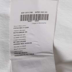 Pre Owned Prada White Cotton Long Sleeve Shirt M