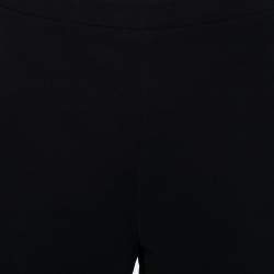 Prada Black Crepe Tapered Pants M