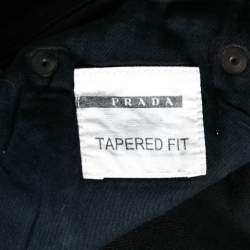Prada Black Denim Tapered Fit Jeans M
