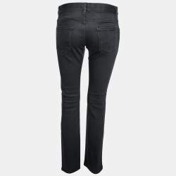 Prada Black Denim Tapered Fit Jeans M