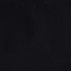 Prada Black Cotton Blend Embellished Collar Sleeveless Blouse S