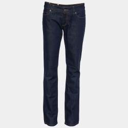 Pre Owned Prada Indigo Dark Wash Denim Contour Fit Jeans M