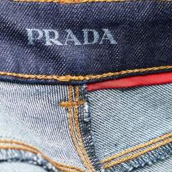 Pre Owned Prada Indigo Dark Wash Denim Contour Fit Jeans M