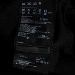 Pre Owned Prada Black Cotton Zip Front Jacket S