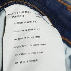 Prada Blue Cotton Contour Fit Jeans XL