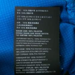 Prada Sport Blue Synthetic Elastic Waist Shorts M
