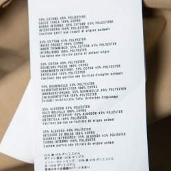 مملوكة مسبقًا Prada Tan Brown Cotton Hooded Cape Coat M