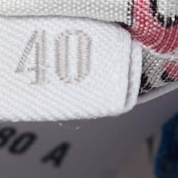 Pre Owned Prada White Rocket Rabbit Print Silk Shirt S