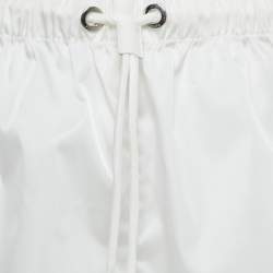 Prada White Synthetic Re-Nylon Shorts M