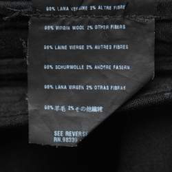 Prada Vintage Black Wool Trousers M