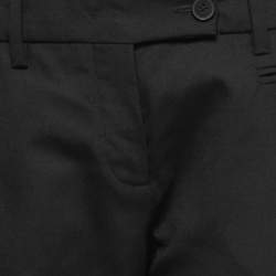 Prada Vintage Black Wool Trousers M