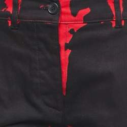 Prada Black/ Red Denim Straight Jeans M / Waist 28.5"