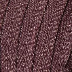Pre Owned Prada Purple Lurex Stretch Rib Knit Midi Dress S
