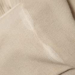 مملوكة مسبقًا Prada Cream Cashmere Stencil Comic Sweater M