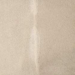 مملوكة مسبقًا Prada Cream Cashmere Stencil Comic Sweater M