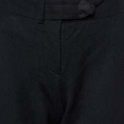 Prada Black Wool Tapered Leg Pants S