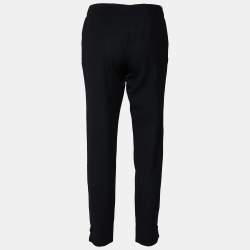Prada Black Wool Tapered Leg Pants S