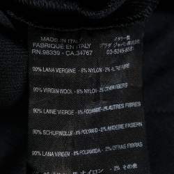 Prada Black Wool Tapered Leg Pants S