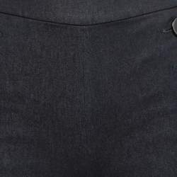 Prada Indigo Blue Denim Button Detail Shorts S