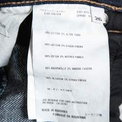 Prada Dark Blue Denim Skinny Jeans S Waist 26"