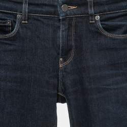 Prada Dark Blue Denim Skinny Jeans S Waist 26"