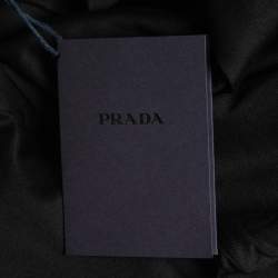 Prada Black Cotton Crew Neck Half Sleeve T-Shirt L