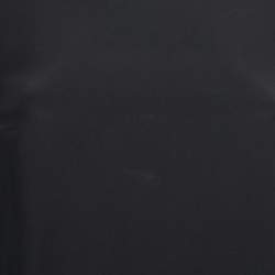Pre Owned Prada Black Silk Crystals Embellished Sleeve Detailed Blouse S