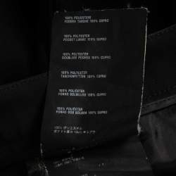 Pre Owned Prada Black Crepe Tapered Trousers S