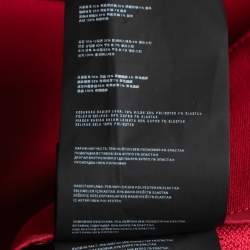 Prada Red Stretch Knit Tapered Leg Trousers M