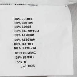 Prada Off White Cotton Misty Comic Print T-Shirt M