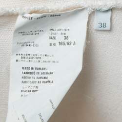 مملوكة مسبقًا Prada Light Pink Knit Elasticated Waist Pencil Skirt S