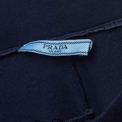 Prada Navy Blue Cotton Drawstring Jogger Pants M