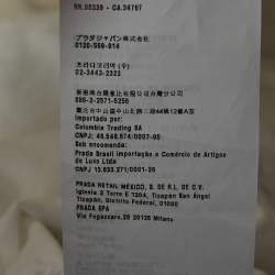 Pre Owned Prada White Cotton Floral Sequin Embellished Button Front Shirt S