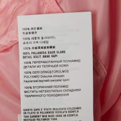 Prada Pink Re-Nylon Cropped Zip-Up Jacket S