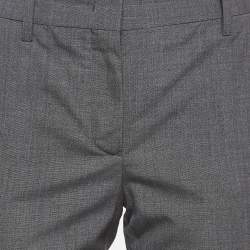 Prada Grey Wool Formal Trousers S
