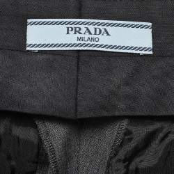 Prada Grey Wool Formal Trousers S