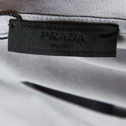 Prada Grey Cotton Chest Pocket Half Sleeve T-Shirt XXXL