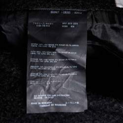 Prada Black Wool & Mohair Mini Skirt M
