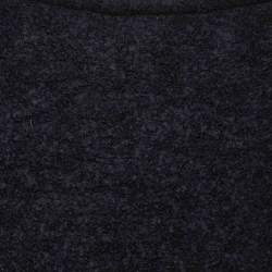Prada Black Wool & Mohair Mini Skirt M