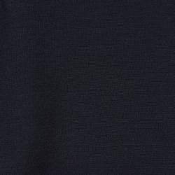 Prada Black Wool Flared Short Sleeve Top M
