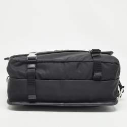 Pre Owned Prada Black Nylon Messenger Bag