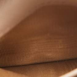 Prada Beige Saffiano Metal Leather Card Holder 