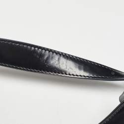 مملوكة مسبقًا Prada Black Brushed Leather Cleo Shoulder Bag